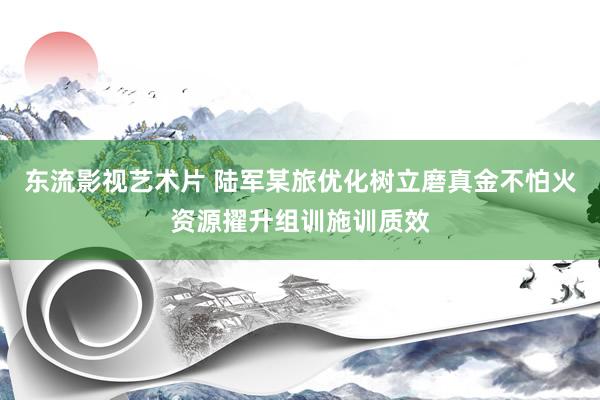 东流影视艺术片 陆军某旅优化树立磨真金不怕火资源擢升组训施训质效