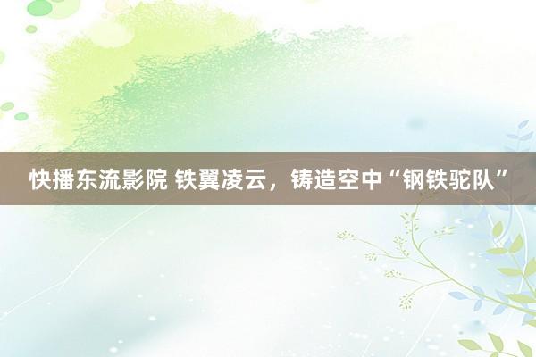 快播东流影院 铁翼凌云，铸造空中“钢铁驼队”
